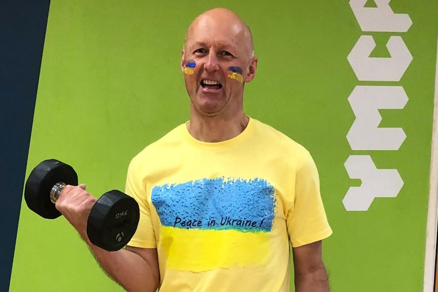 Paul King, gym member raising money for YMCA