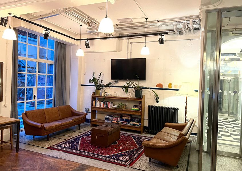Wekhouse comes to stay - lounge area of the bristol wing